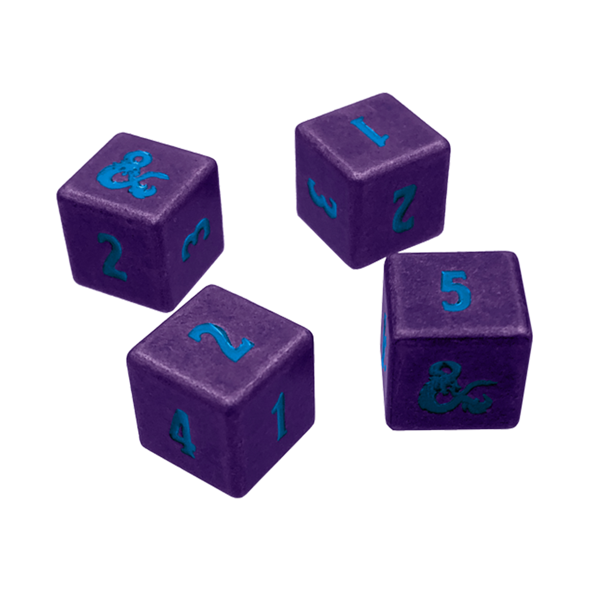 Phandelver and Below: The Shattered Obelisk Underdark Heavy Metal D6 Dice Set (4ct) for Dungeons & Dragons | Ultra PRO International