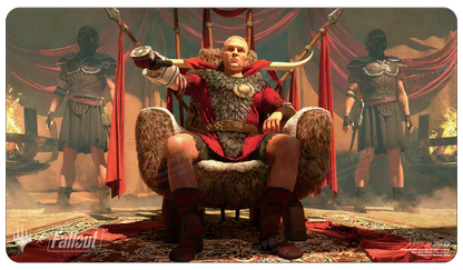Fallout Caesar, Legion’s Emperor Standard Gaming Playmat for Magic: The Gathering | Ultra PRO International