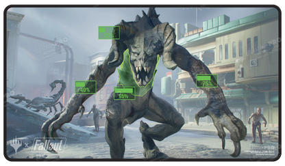 Fallout® V.A.T.S. Black Stitched Standard Gaming Playmat for Magic: The Gathering | Ultra PRO International