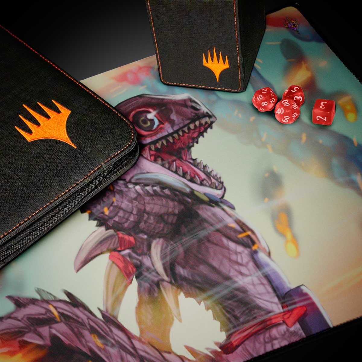 Bloomburrow Gev, Scaled Scorch Print on Demand Playmat for Magic: The Gathering Lifestyle