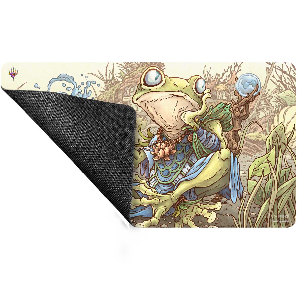 Bloomburrow Helga, Skittish Seer Print on Demand Playmat for Magic: The Gathering Back