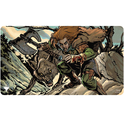 Innistrad Remastered Huntmaster of the Fells / Ravager of the Fells Double-Sided Playmat for Magic: The Gathering Front A | Ultra PRO International