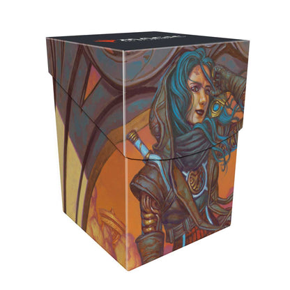 Aetherdrift Sita Varma, Masked Racer 100+ Deck Box for Magic: The Gathering