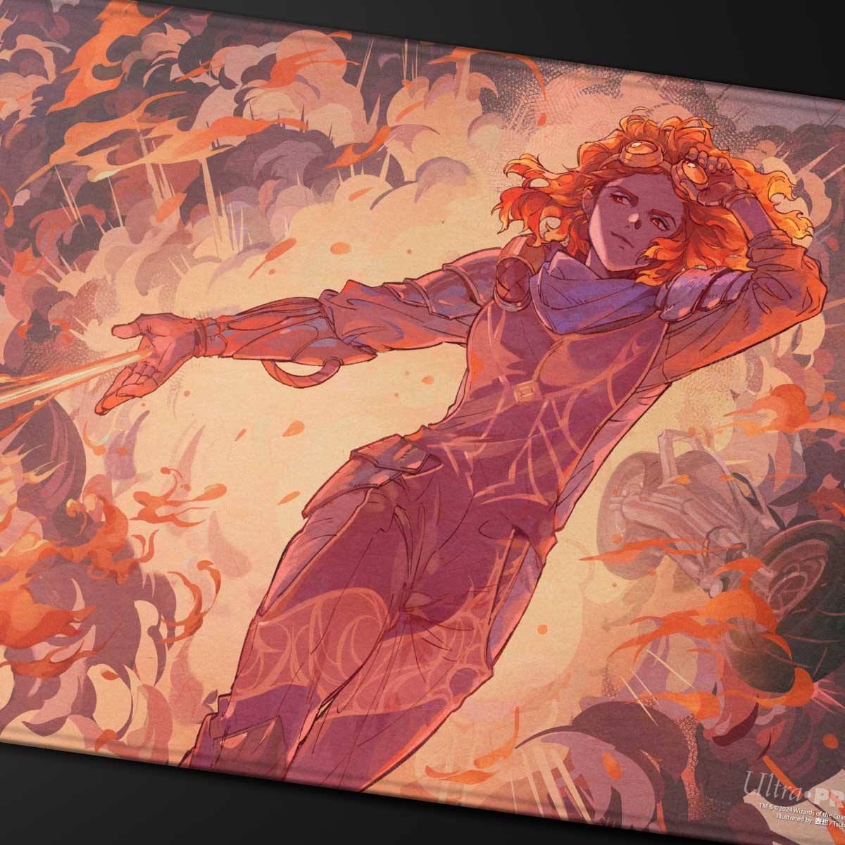 Aetherdrift Chandra's Ignition Stitched Edge Playmat for Magic: The Gathering | Ultra PRO International