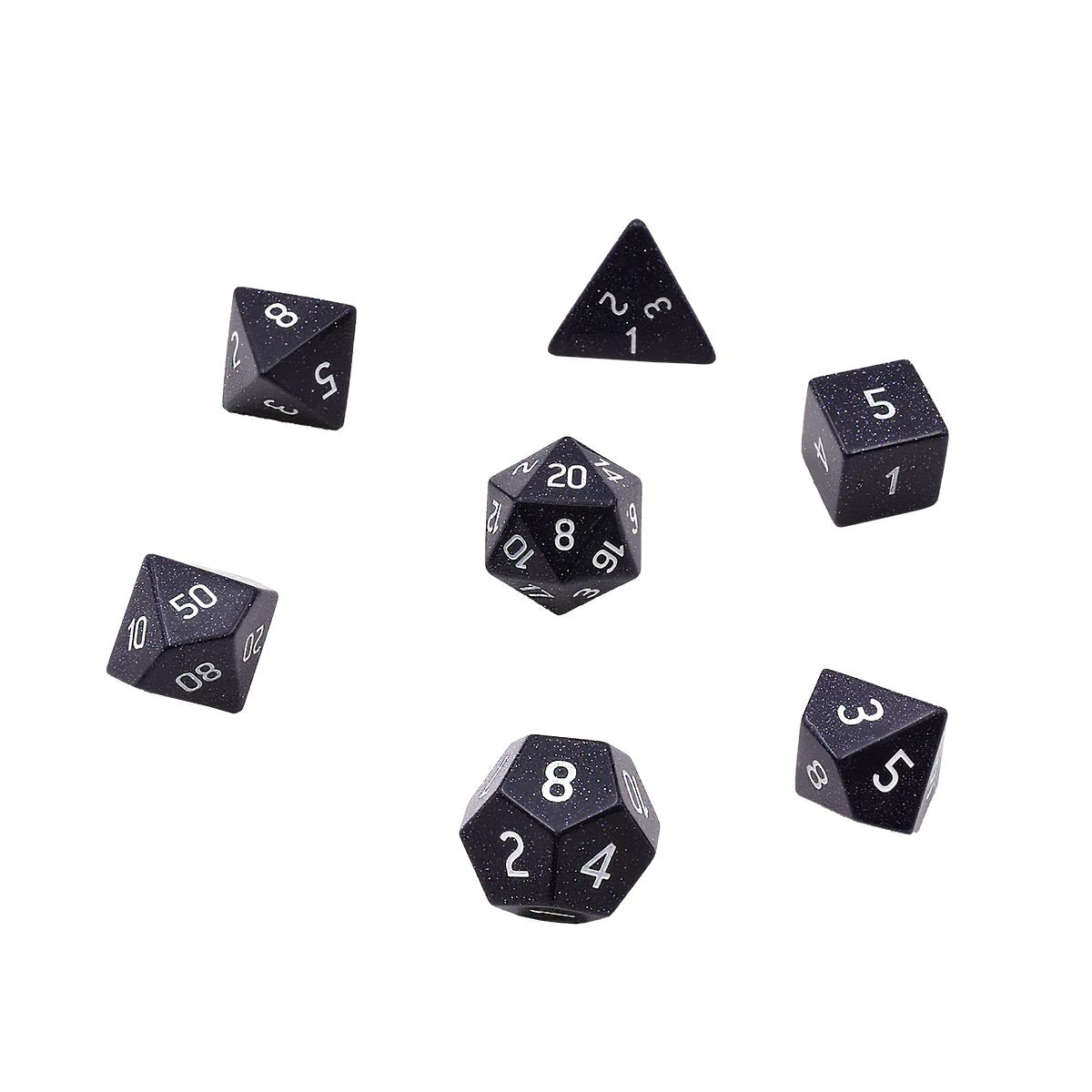 Gemstone Blue Sandstone RPG Dice Set (7ct) | Ultra PRO International