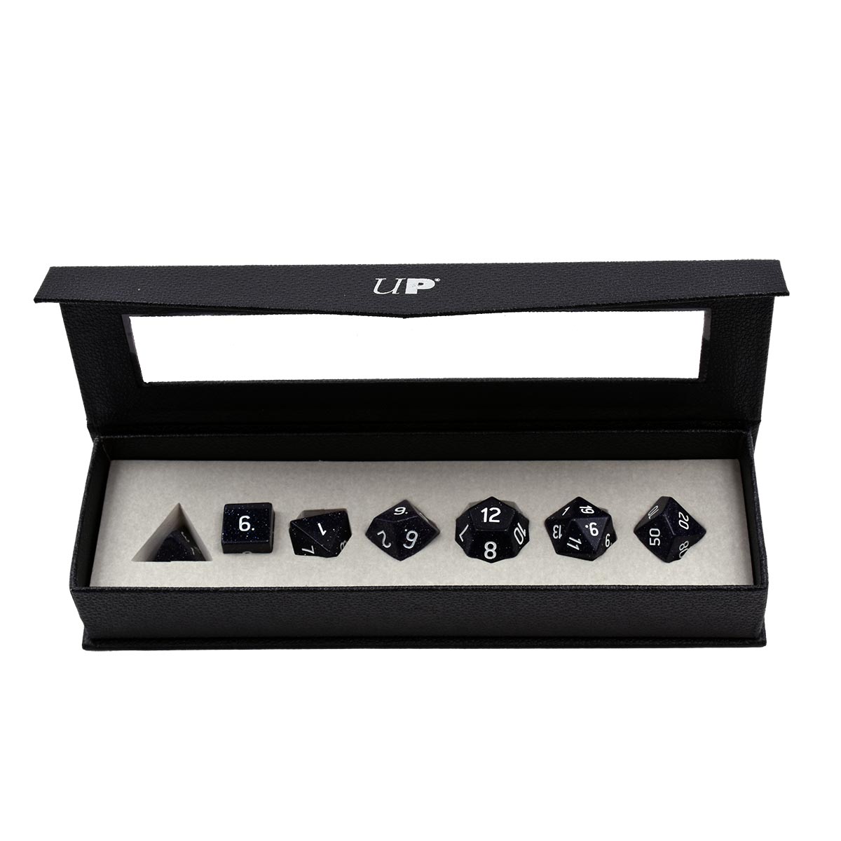 Gemstone Blue Sandstone RPG Dice Set (7ct) | Ultra PRO International