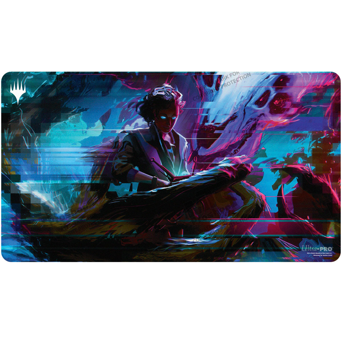 Duskmourn Demonic Counsel Playmat for Magic: The Gathering