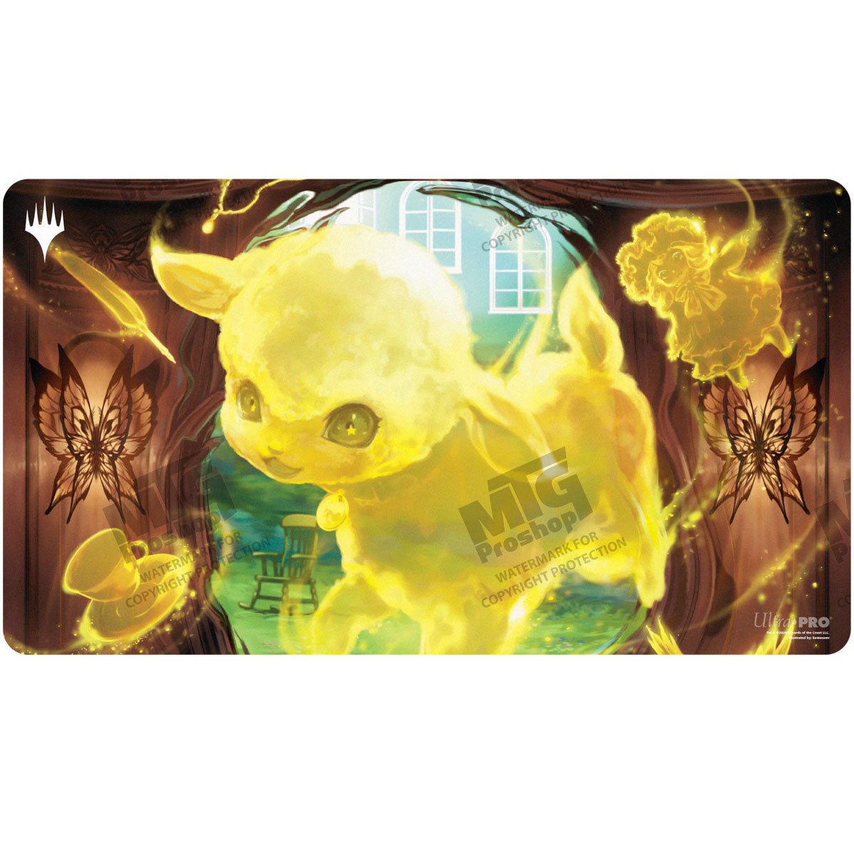 Duskmourn Enduring Innocence Playmat for Magic: The Gathering Front