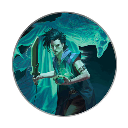 Duskmourn Commander Winter Ceramic Coaster for Magic: The Gathering