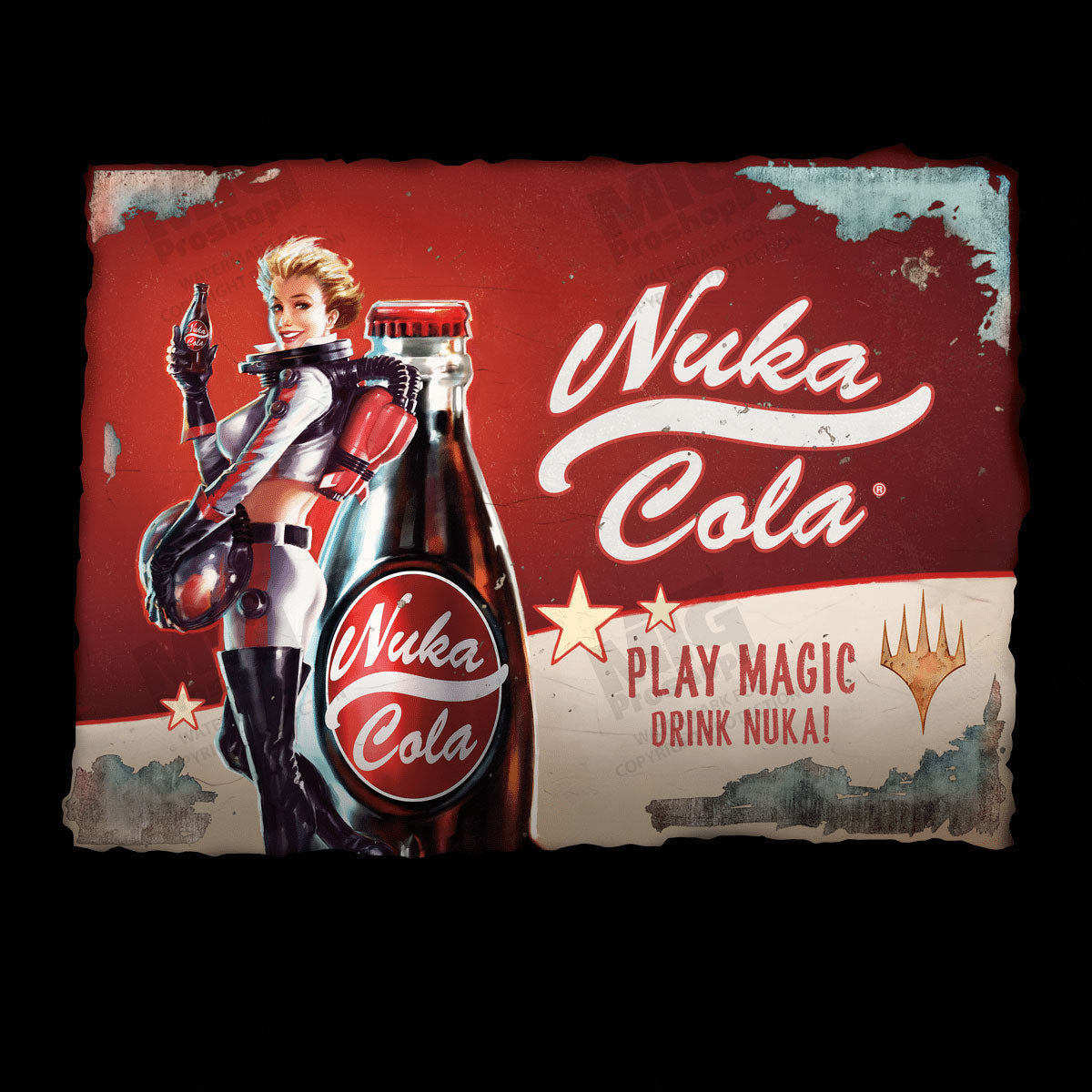 Fallout Nuka-Cola T-Shirt for Magic: The Gathering Art