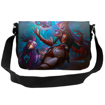 Magic: The Gathering Outlaws of Thunder Junction Printed Messenger Bag Flap - Roxanne, Starfall Savant with  Bag sold separately.