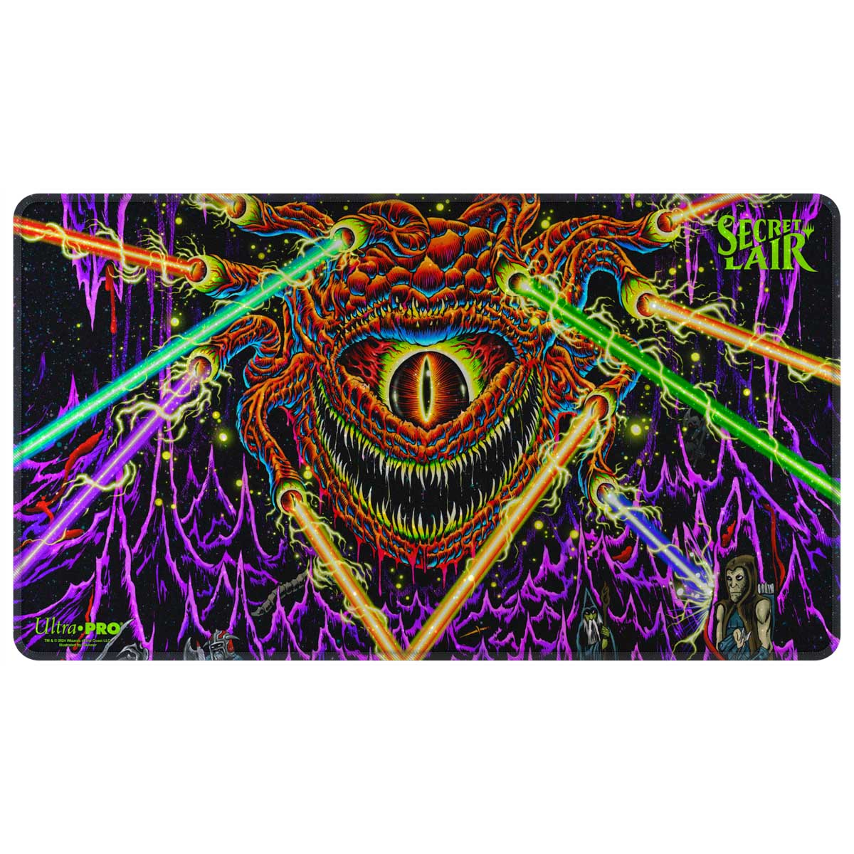 Secret Lair x Dungeons & Dragons Karazikar the Eye Tyrant Stitched Edge Holofoil Playmat for Dungeons & Dragons