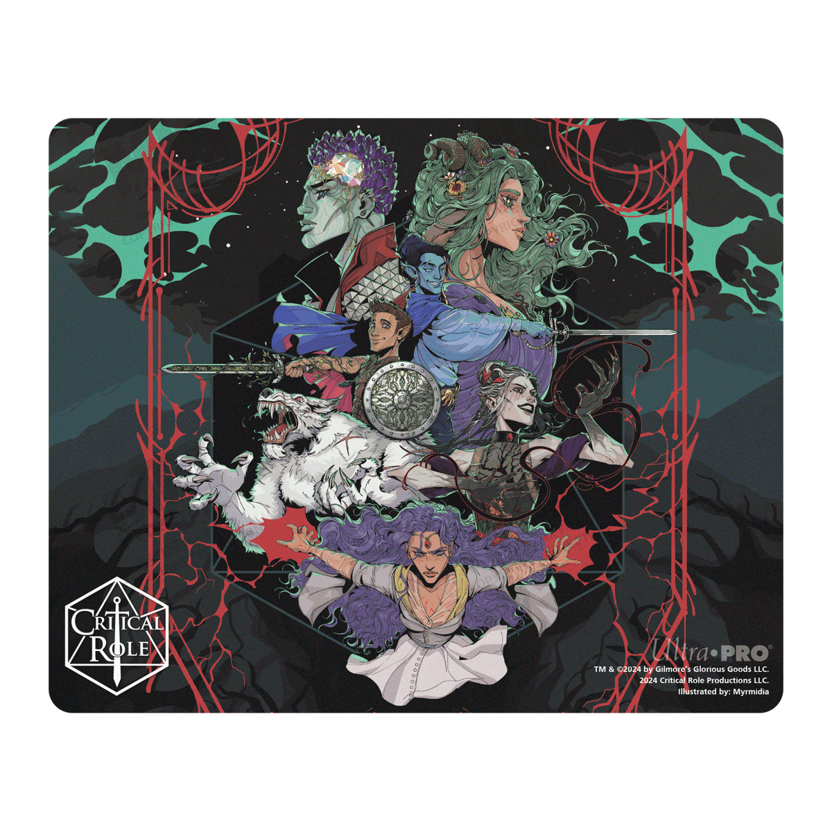 Critical Role PoD Mousepad - Bells Hells Live at the Greek Art