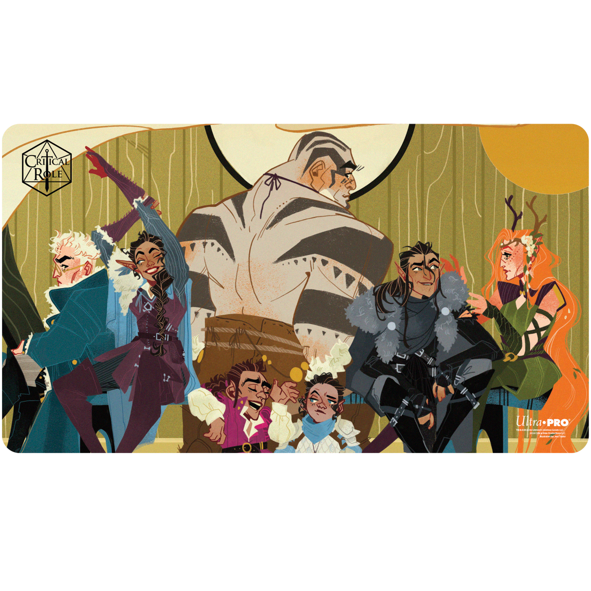 Critical Role PoD Stitched Edge Playmat - Cover of Vox Machina Origins III #2 Front