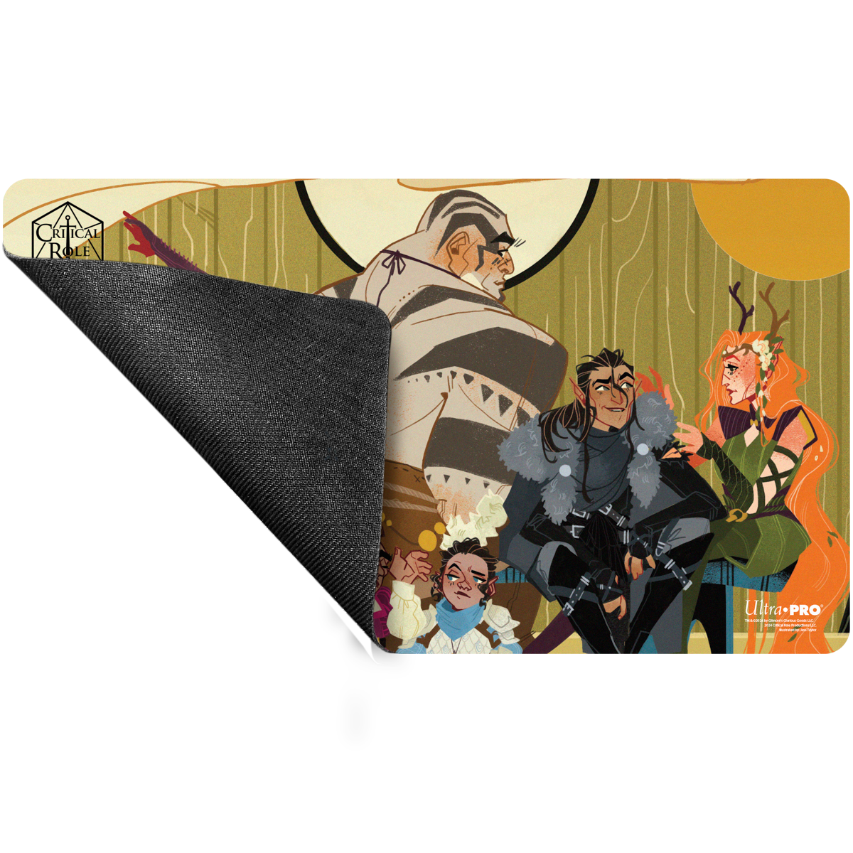 Critical Role PoD Stitched Edge Playmat - Cover of Vox Machina Origins III #2 Back