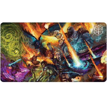 Critical Role PoD Stitched Edge Playmat - Heroes of Tal'Dorei Front