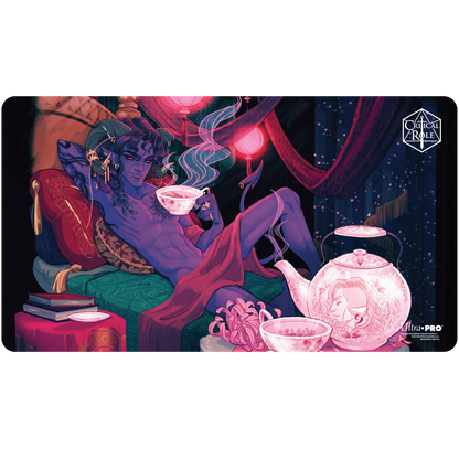 Critical Role PoD Stitched Edge Playmat - Mollymauk Front