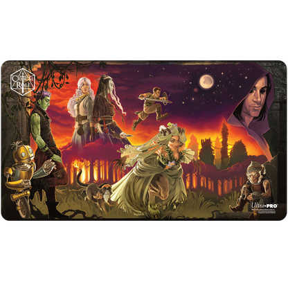 Critical Role PoD Stitched Edge Playmat - Pulp Poster Front