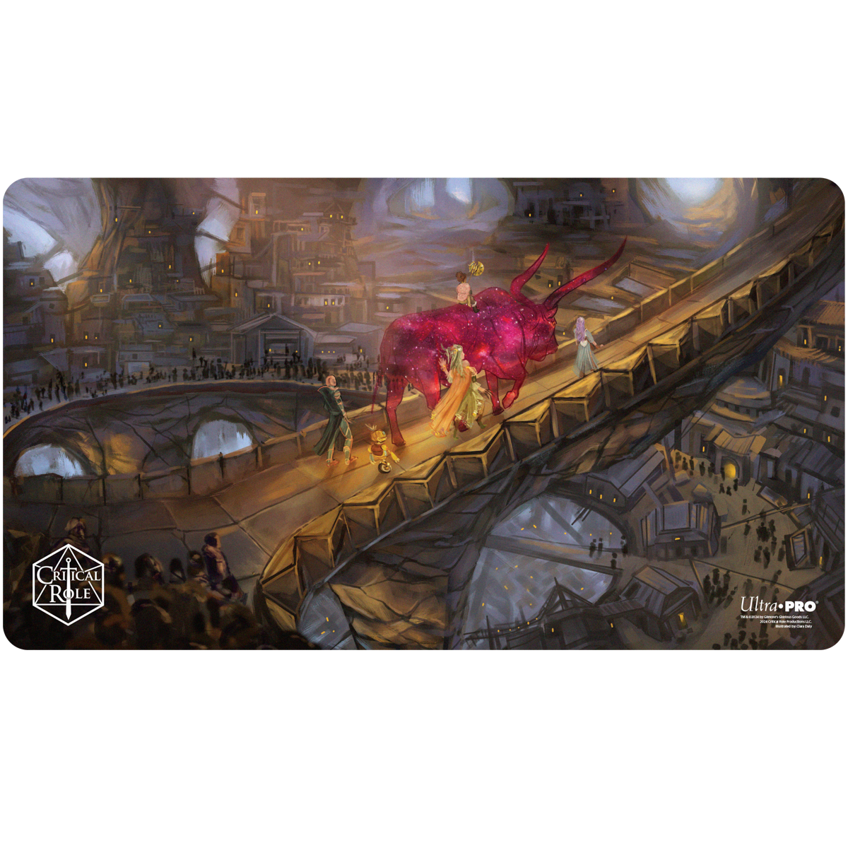 Critical Role PoD Stitched Edge Playmat - Umudara Front