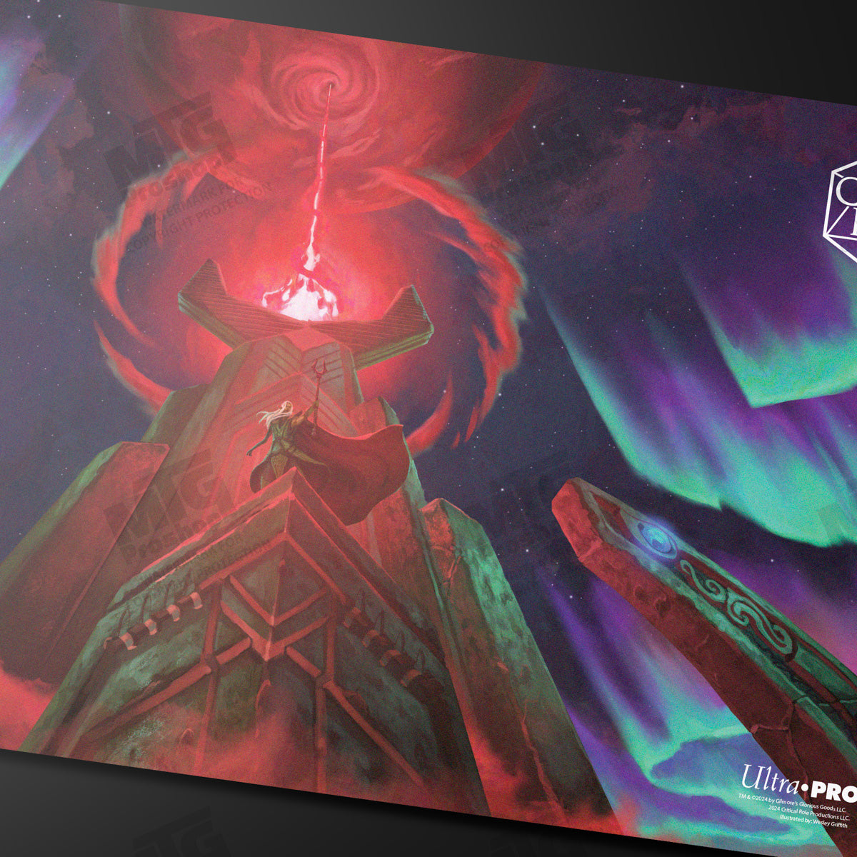 Critical Role PoD Stitched Edge Playmat - Inherit the World Art