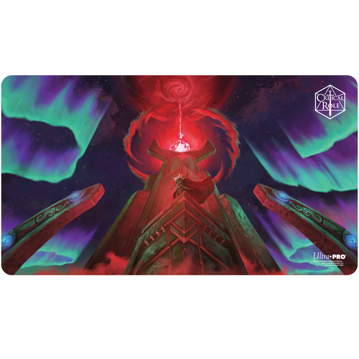 Critical Role PoD Stitched Edge Playmat - Inherit the World Front