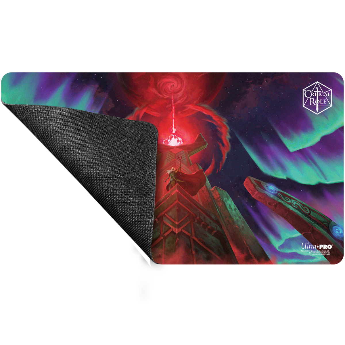 Critical Role PoD Stitched Edge Playmat - Inherit the World Back
