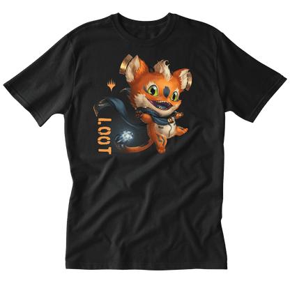 Foundations Loot Printed Graphic Tee in Black for Magic: The Gathering