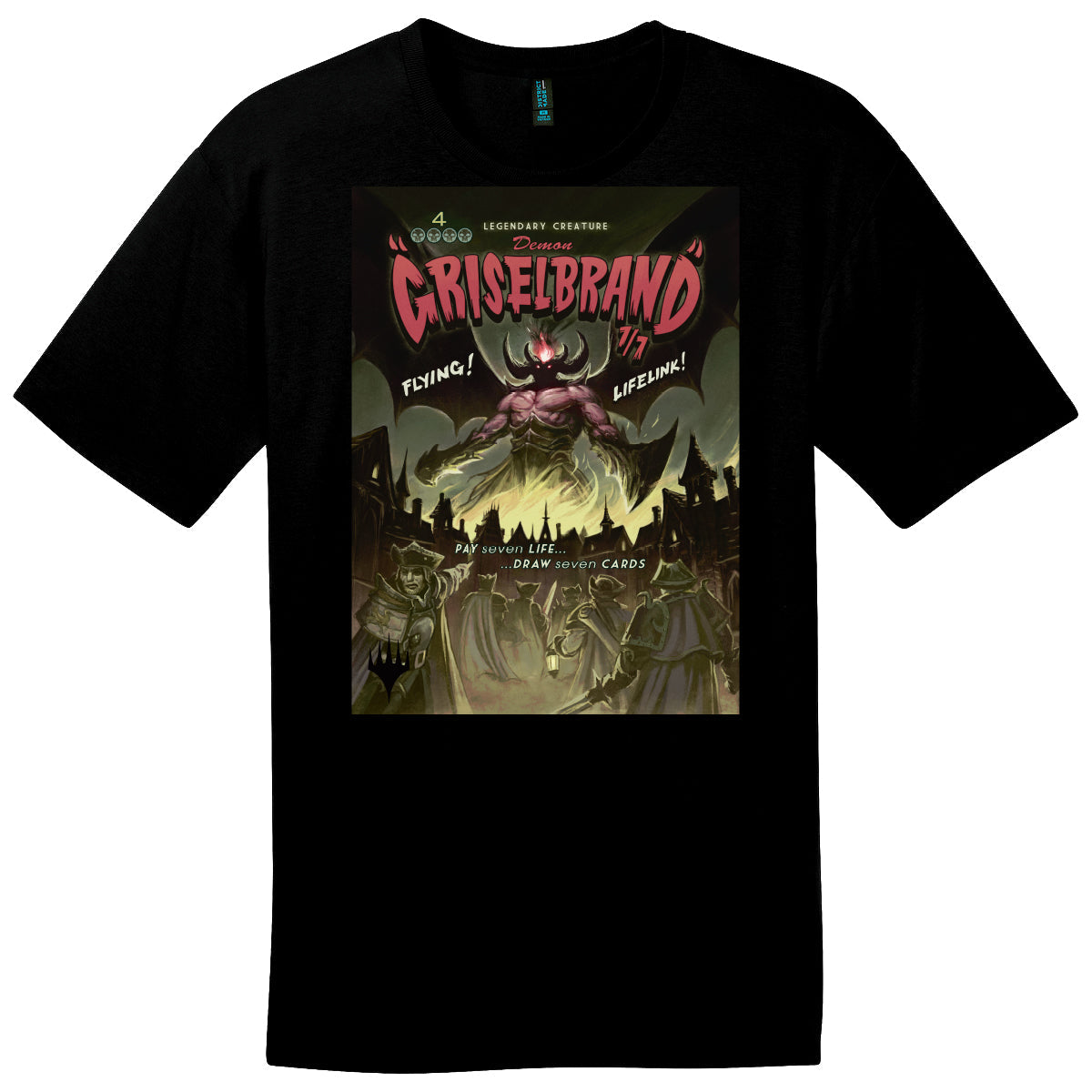 Innistrad Remastered Griselbrand Printed Graphic Tee for Magic: The Gathering