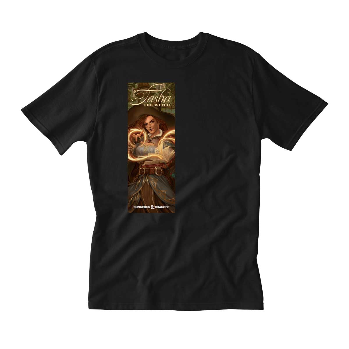 Vecna: Eve of Ruin Tasha Printed Graphic Tee in Black for Dungeons & Dragons Men's