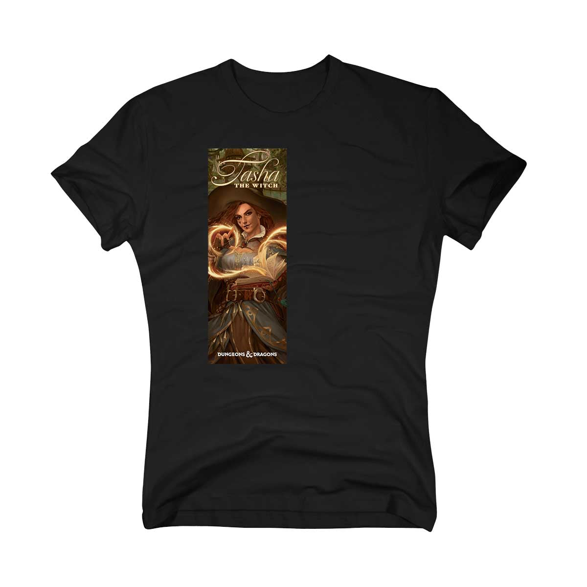 Vecna: Eve of Ruin Tasha Printed Graphic Tee in Black for Dungeons & Dragons Women's