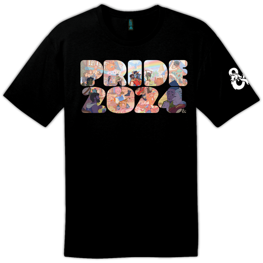 Pride 2024 Printed T-shirt for Dungeons & Dragons