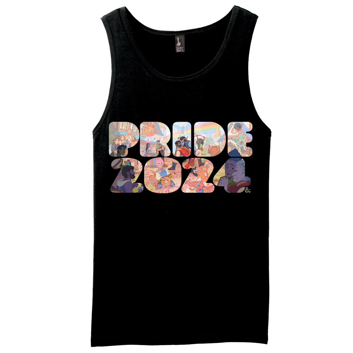 Pride 2024 Printed Tank for Dungeons & Dragons