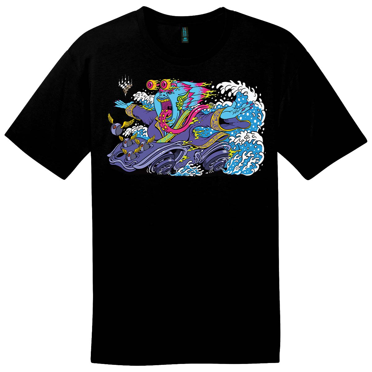 Aetherdrift Racer Creature Printed Mindspring Merfolk Graphic Tee for Magic: The Gathering