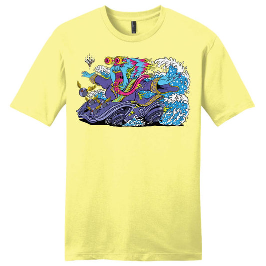 Aetherdrift Racer Creature Printed Mindspring Merfolk Graphic Tee for Magic: The Gathering