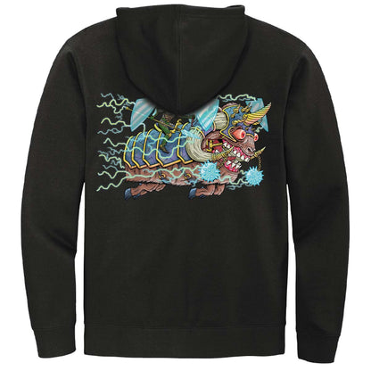 Aetherdrift Racer Creature Bulwark Ox Printed Hoodie for Magic: The Gathering