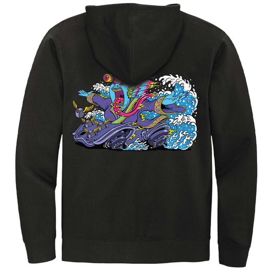 Aetherdrift Racer Creature Mindspring Merfolk Printed Hoodie for Magic: The Gathering