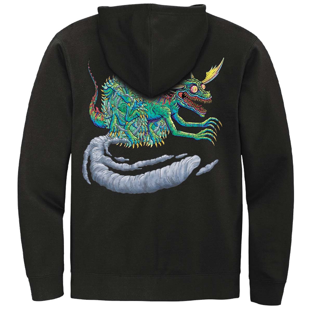 Aetherdrift Racer Creature Agonasaur Rex Printed Hoodie for Magic: The Gathering