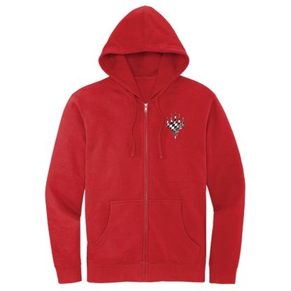 Aetherdrift Chandra, Spark Hunter Printed Zip-Up Hoodie for Magic: The Gathering