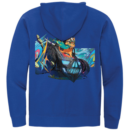 Aetherdrift Loot, the Pathfinder Printed Zip-Up Hoodie for Magic: The Gathering