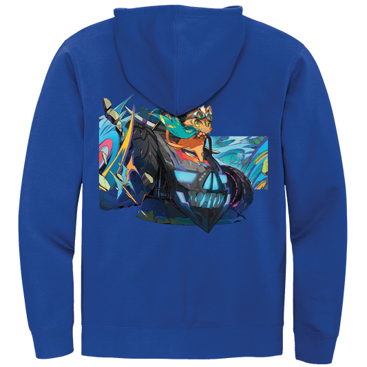 Aetherdrift Loot, the Pathfinder Printed Zip-Up Hoodie for Magic: The Gathering