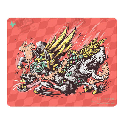 Aetherdrift Printed Mousepad - Racer Creature Guardian Sunmare for Magic: The Gathering Art