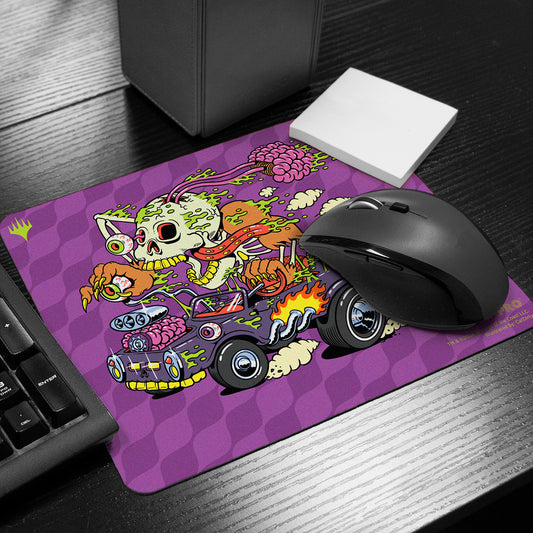 Aetherdrift Printed Mousepad - Racer Creature Waxen Shapethief for Magic: The Gathering Front