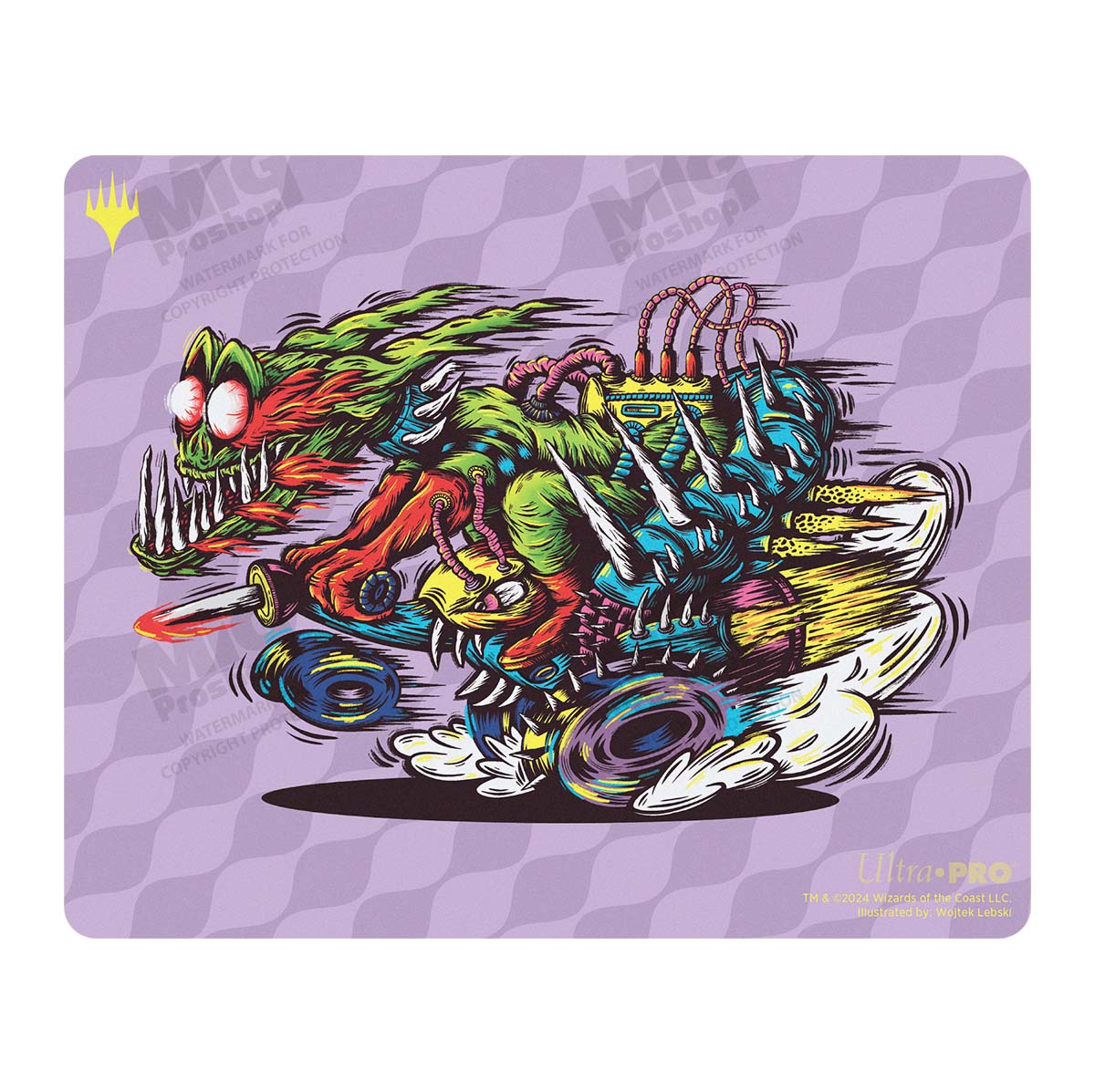 Aetherdrift Printed Mousepad - Racer Creature Bloodghast for Magic: The Gathering Art