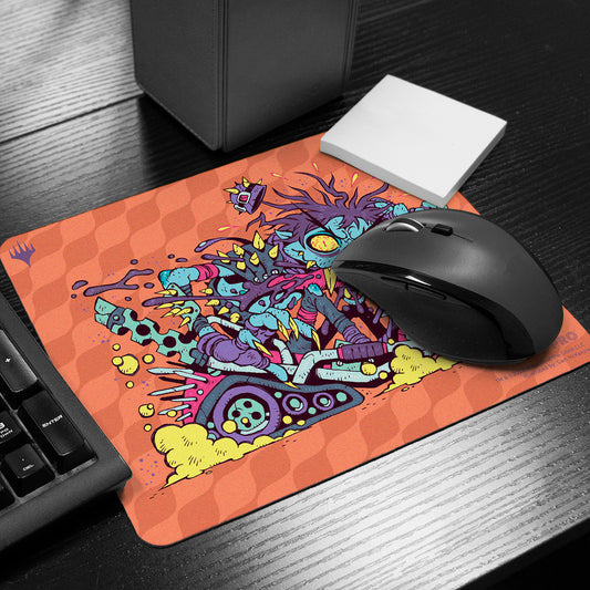 Aetherdrift Printed Mousepad - Racer Creature Gas Guzzler for Magic: The Gathering Front