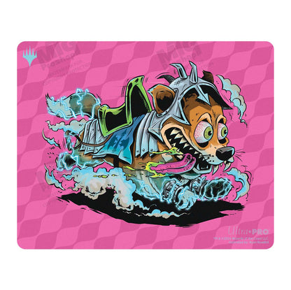 Aetherdrift Printed Mousepad - Racer Creature District Mascot for Magic: The Gathering Art