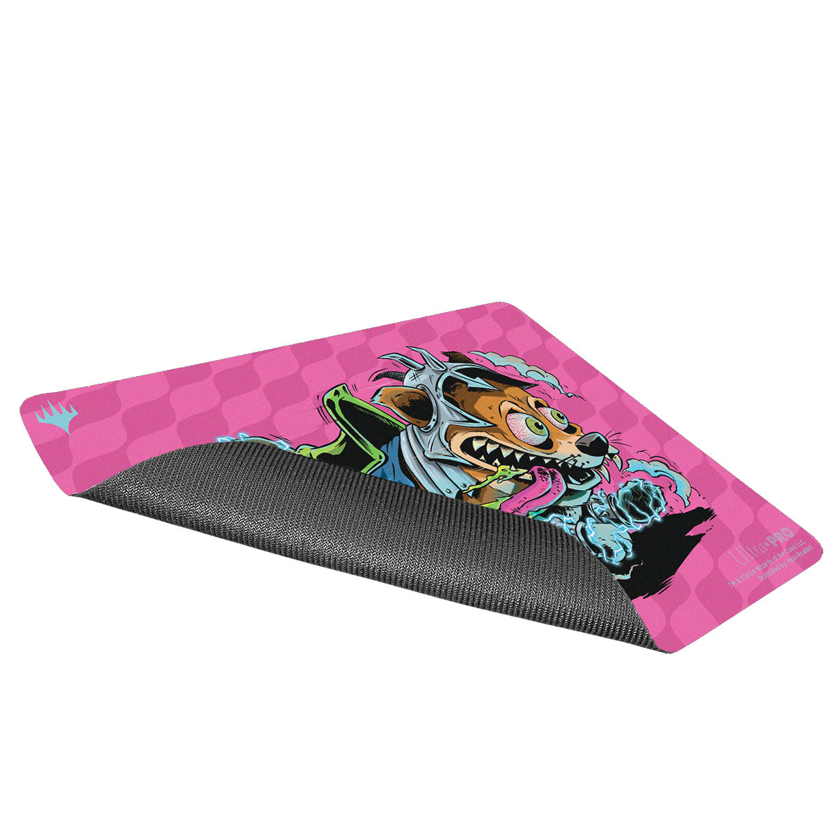 Aetherdrift Printed Mousepad - Racer Creature District Mascot for Magic: The Gathering Back