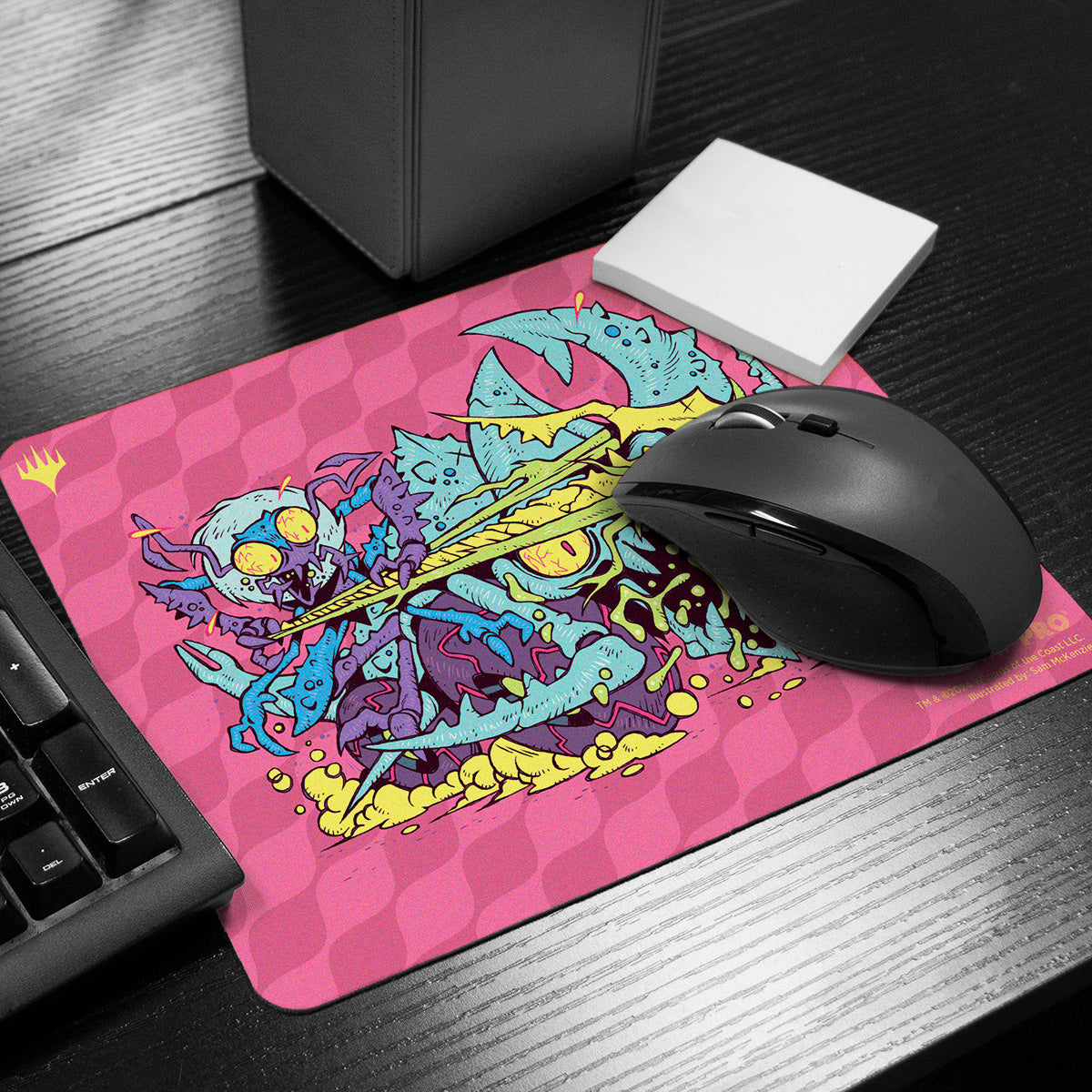 Aetherdrift Printed Mousepad - Racer Creature Webstrike Elite for Magic: The Gathering Front