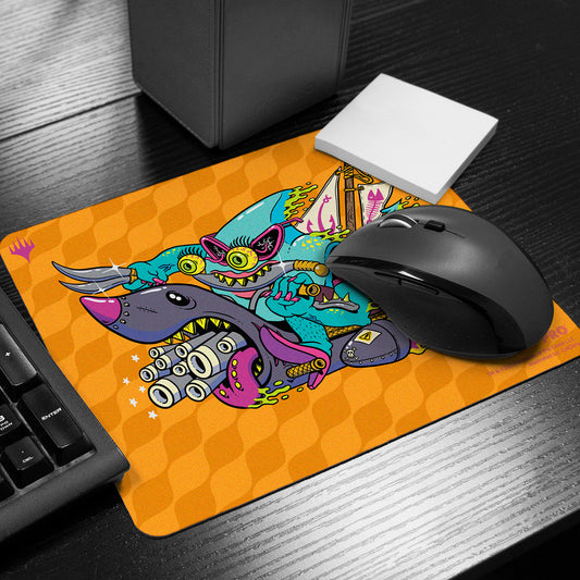 Aetherdrift Printed Mousepad - Racer Creature Fearless Swashbuckler for Magic: The Gathering Front