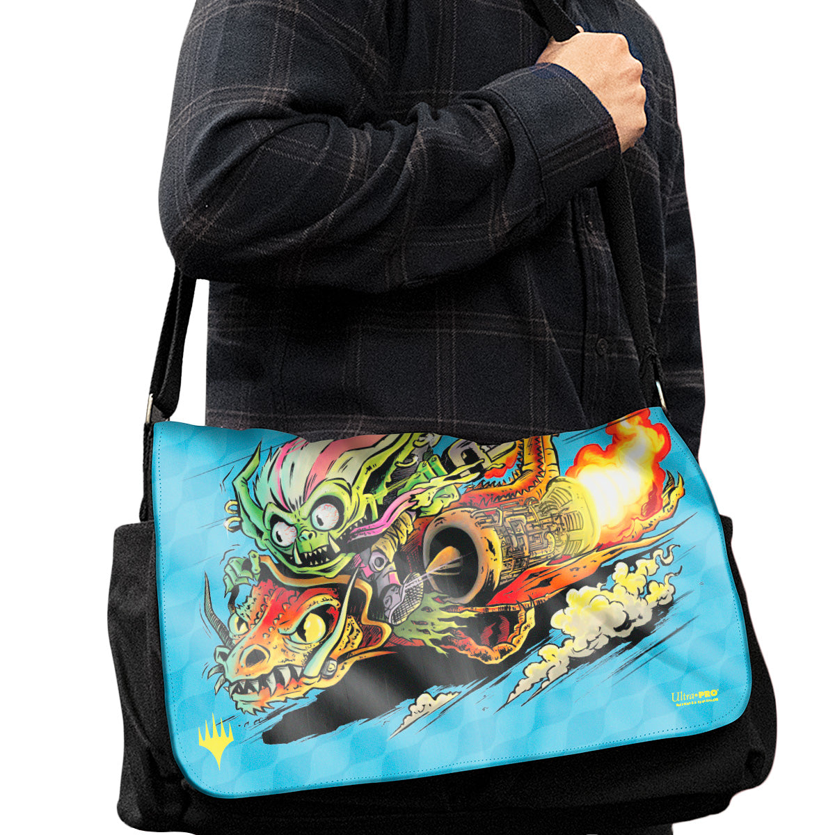 Aetherdrift Bag Flap - Racer Creature Draconautics Engineer for Magic: The Gathering