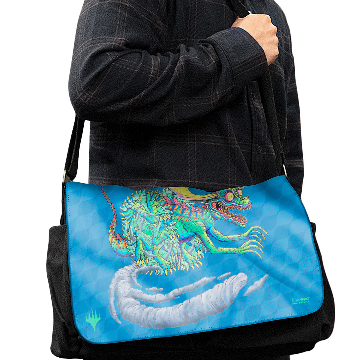 Aetherdrift Bag Flap - Racer Creature Agonasaur Rex for Magic: The Gathering